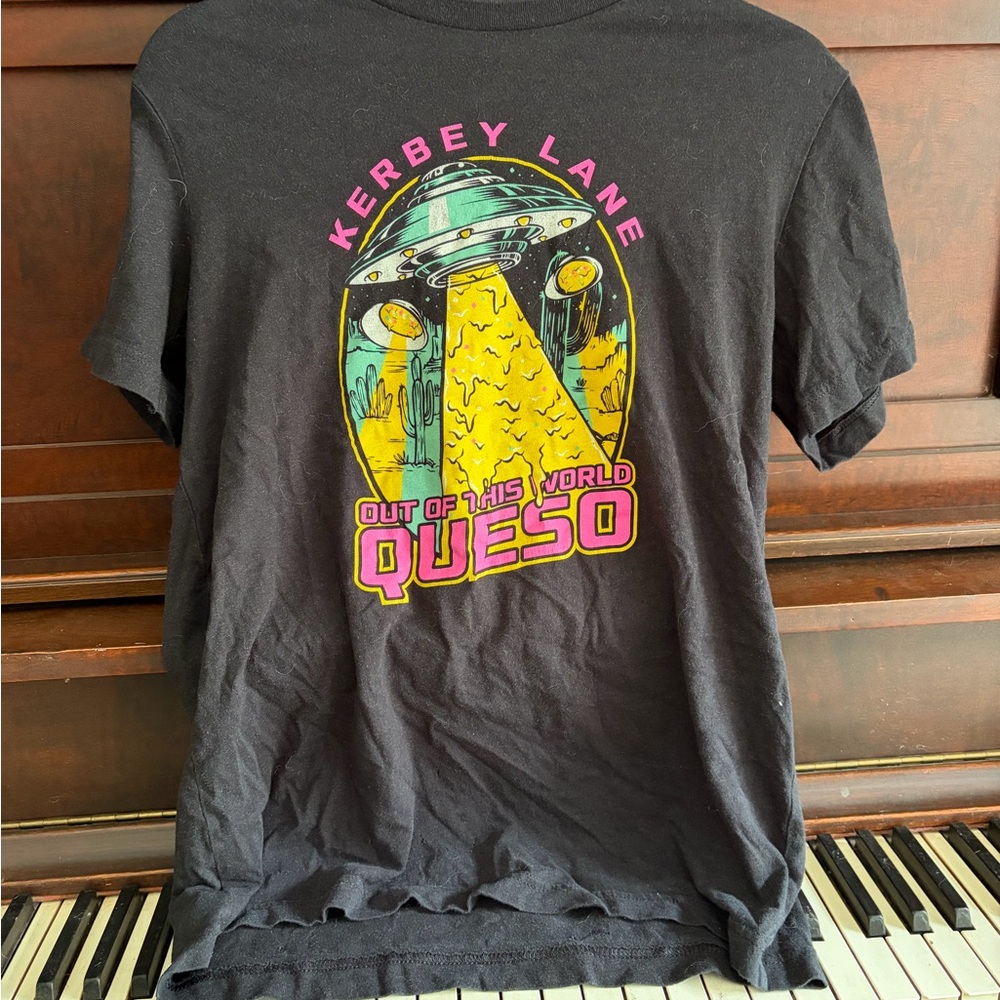 Kerbey Lane Black Graphic T-Shirt Austin Texas